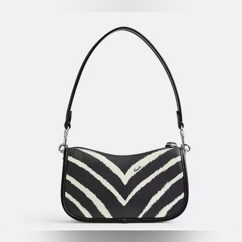 Coach Swinger Bag 20 With Zebra Print - Picture 6 of 7